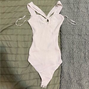 Abercrombie White Bodysuit